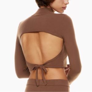 Aritiza - Sunday Best Ellie Sweater - Brown - Size L